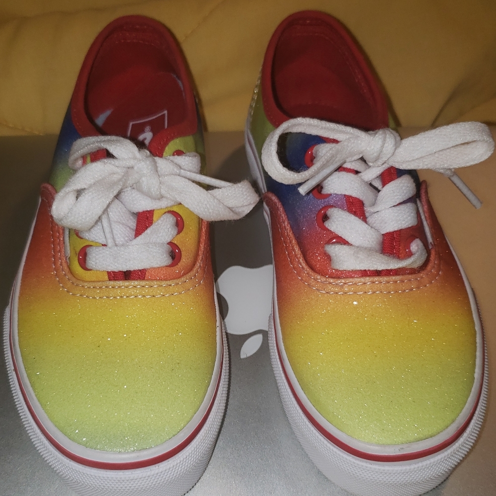 Rainbow Vans Girls